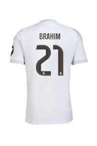 Real Madrid Brahim Diaz #21 Jalkapallovaatteet Kotipaita 2025-26 Lyhythihainen